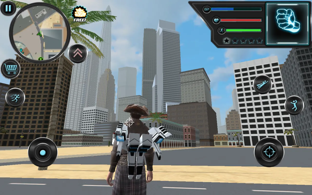 Jetpack Hero Miami Crime [мод: много денег] Screenshot 1