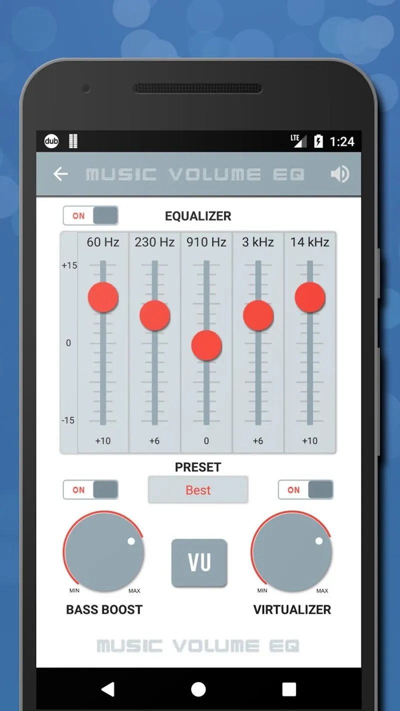 Громкость музыки Эквалайзер – Усилитель баса (Music Volume EQ) Premium [мод: всё открыто] Screenshot 4