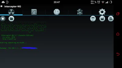 Intercepter-NG Screenshot 2
