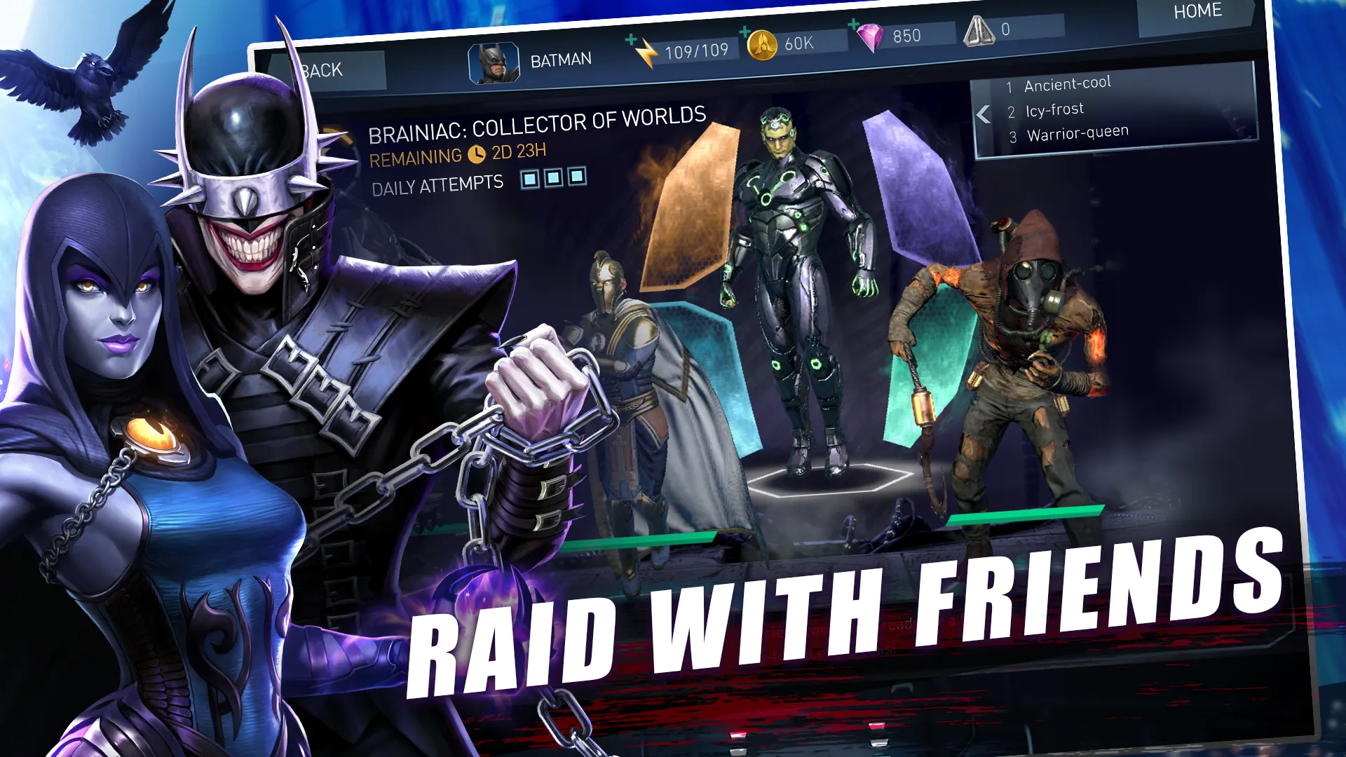 Injustice 2 v6.7.0 APK Мод (Меню, Режим бога, Скиллы без кулдауна, Урон) Screenshot 3