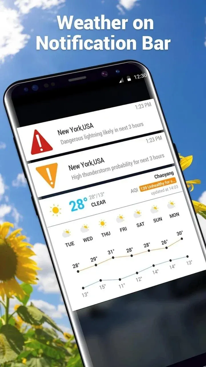 Amber Weather Elite v4.7.7 APK Мод (Полная версия) Screenshot 5