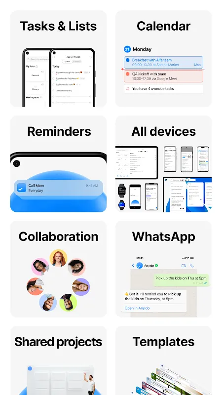 Any.do v5.18.16.8 APK Мод (Всё открыто, Premium) Screenshot 3