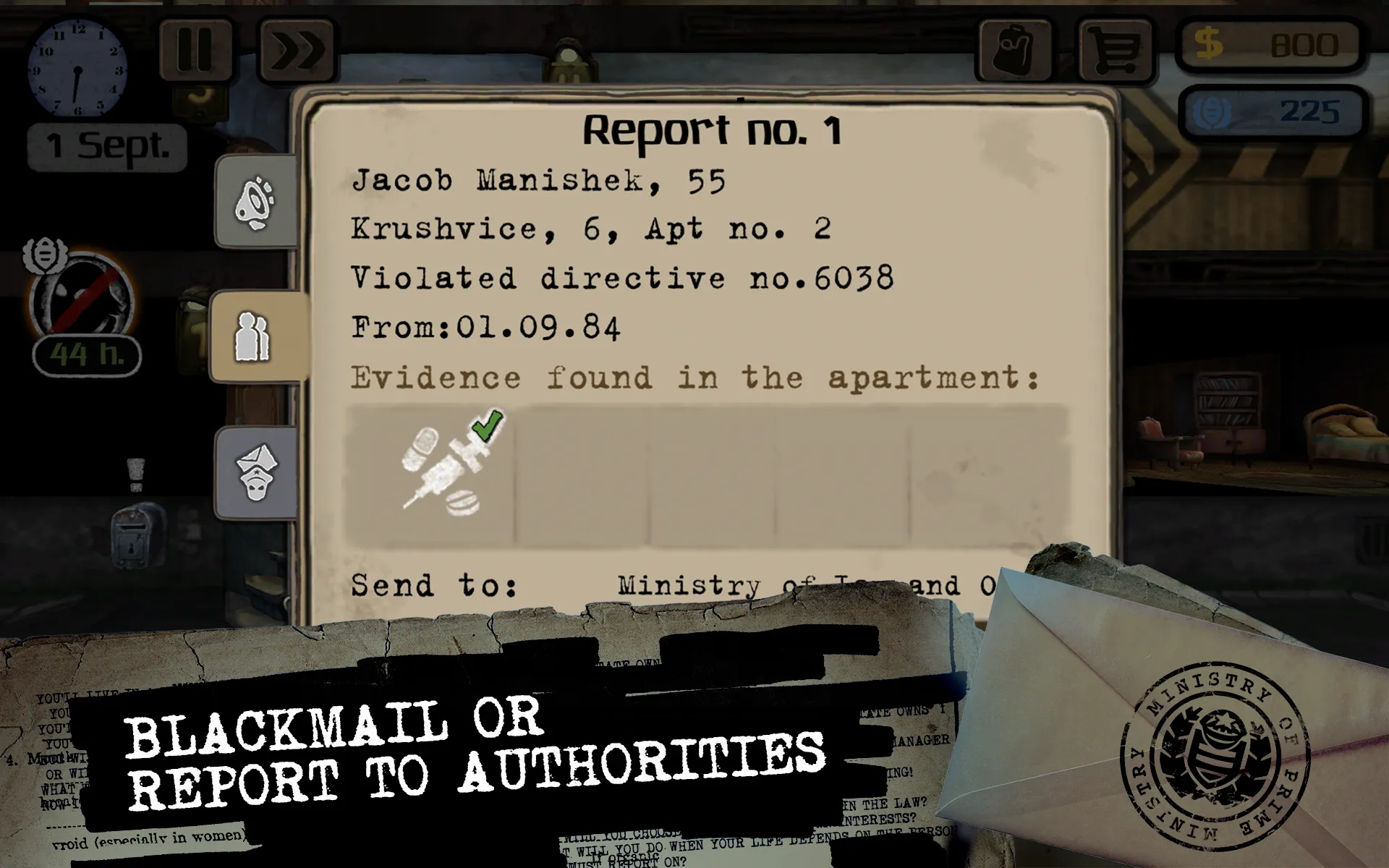 Beholder v2.6.275 APK Мод (Много денег) Screenshot 2 Beholder v2.6.275 APK Мод (Много денег) Screenshot 2