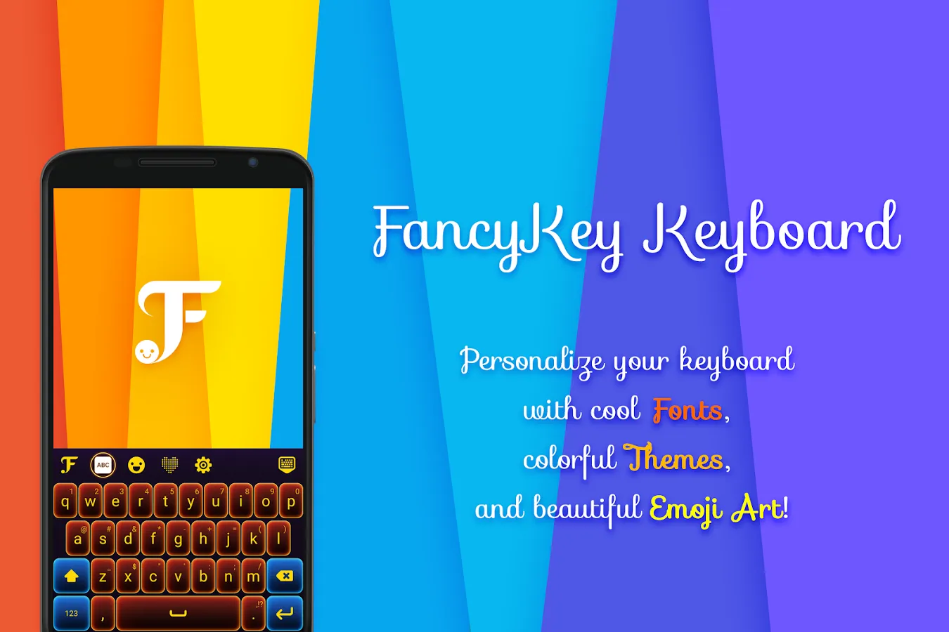 FancyKey Keyboard Emoji, GIF Premium [мод: всё открыто] Screenshot 1