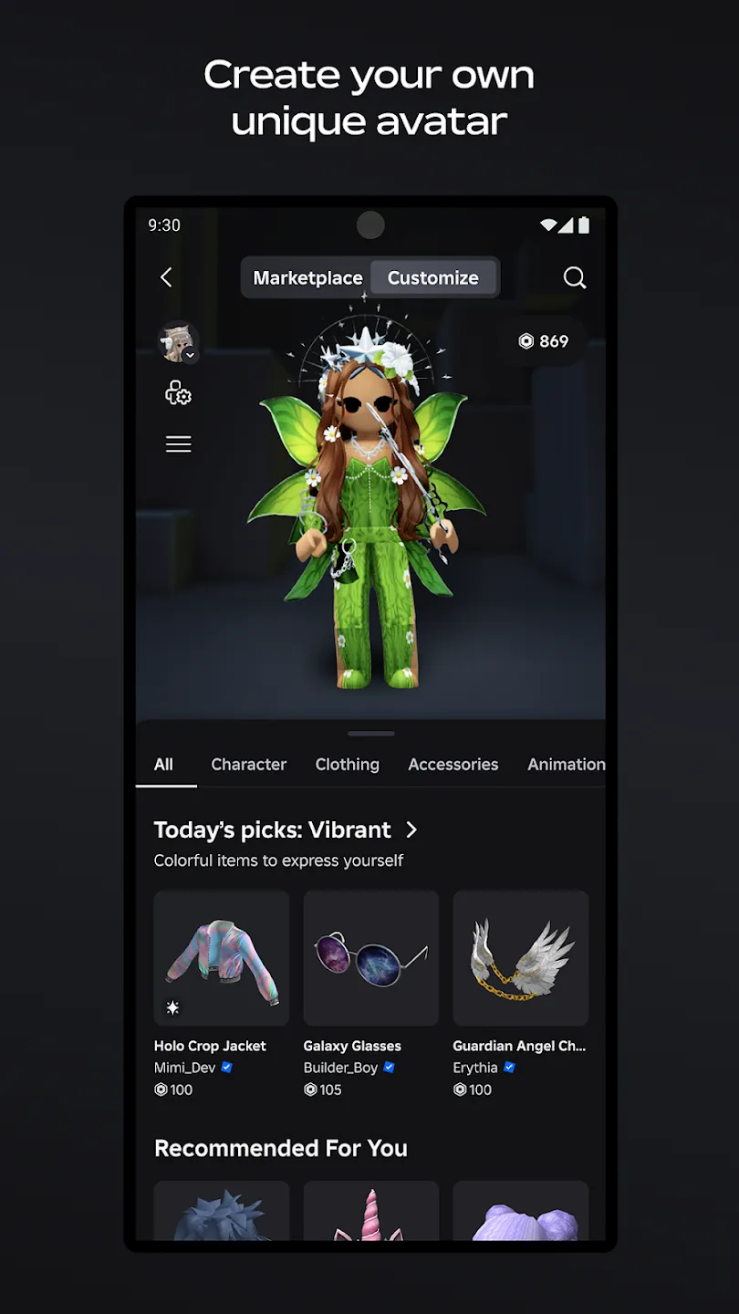 Roblox v2.721.1108 APK Мод (Мега Меню, 60+ функций) Screenshot 3