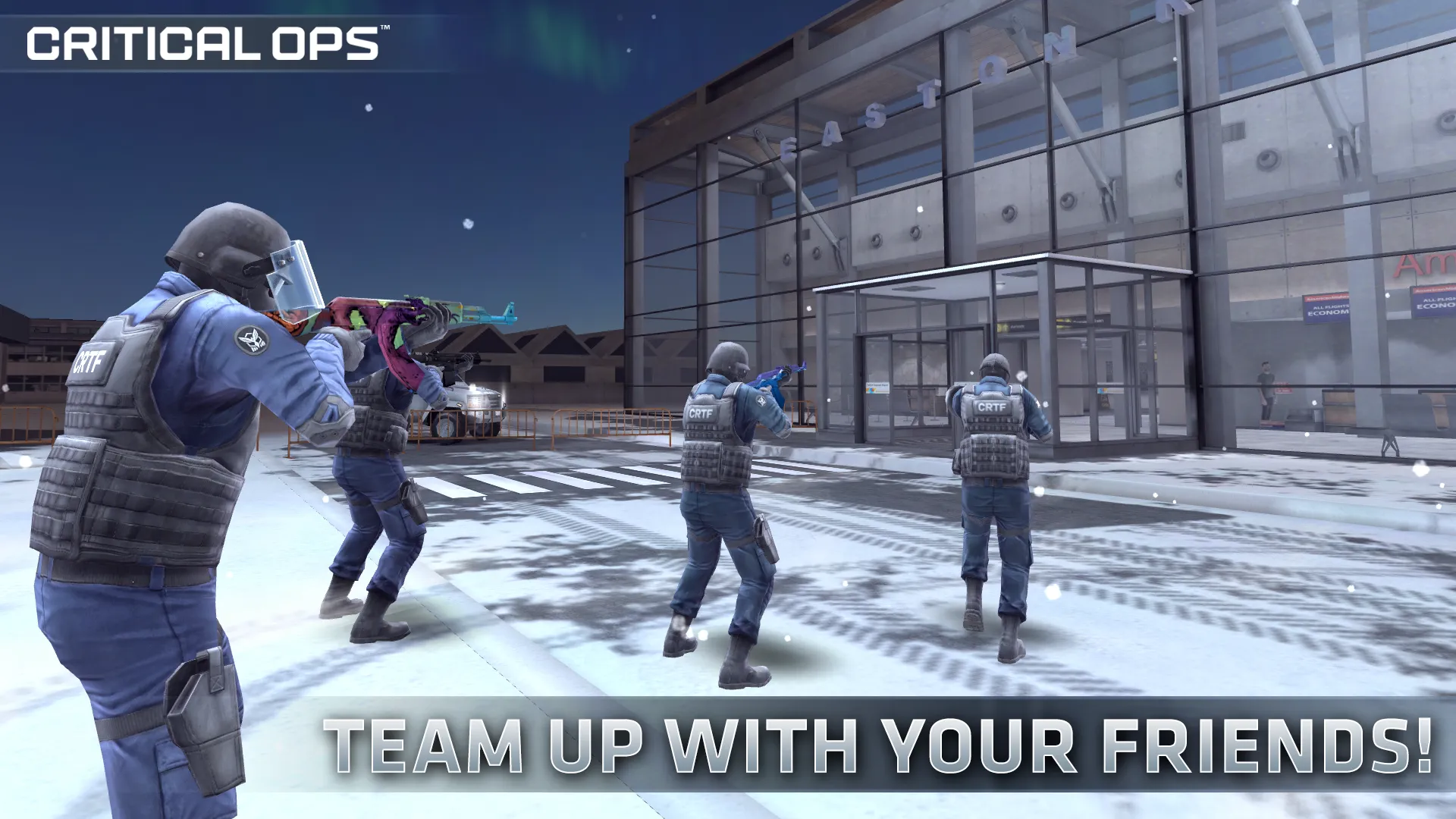 Critical Ops: Multiplayer FPS v1.70.0.f3216 APK Мод (Меню, Map Hack) Screenshot 2