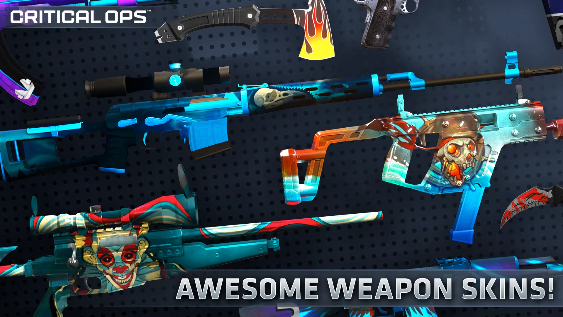 Critical Ops: Multiplayer FPS v1.70.0.f3216 APK Мод (Меню, Map Hack) Screenshot 3