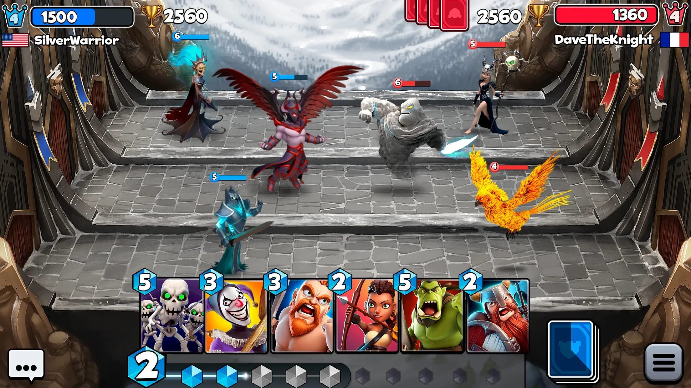 Castle Crush: Карточные игры v6.5.3 APK Мод (Меню, Много энергии) Screenshot 5