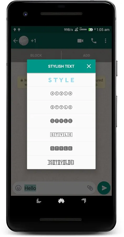 Stylish Text - Fonts Keyboard Screenshot 2