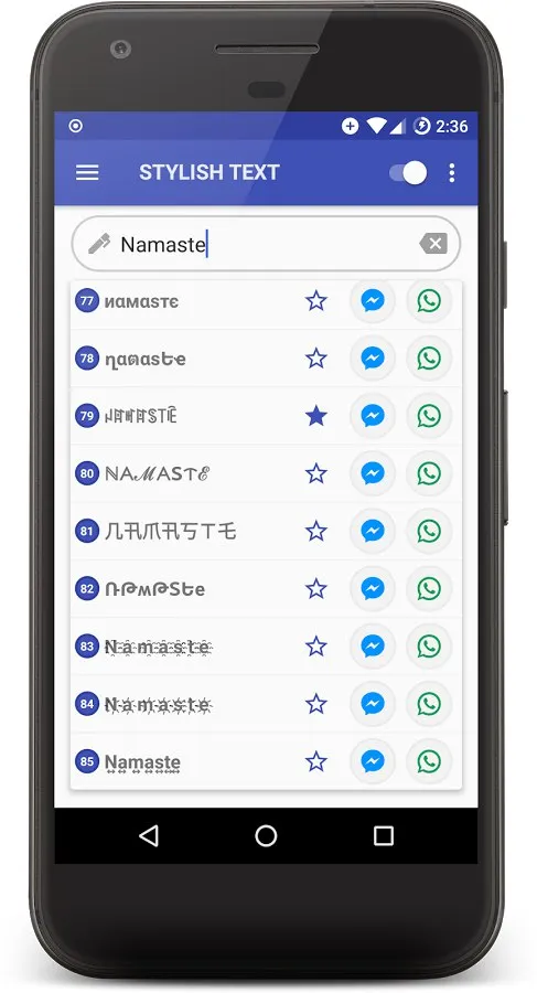 Stylish Text - Fonts Keyboard Screenshot 3