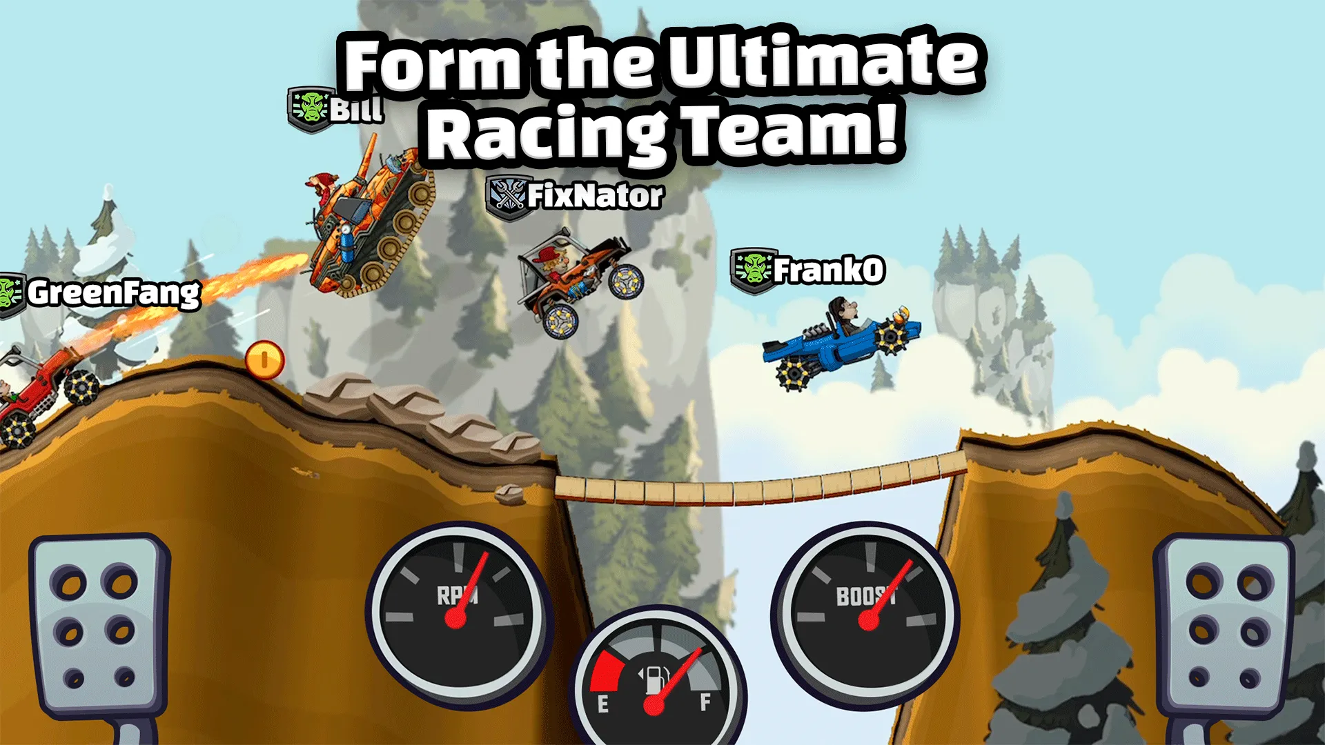 Hill Climb Racing 2 v1.72.4 APK Мод (Много денег) Screenshot 5