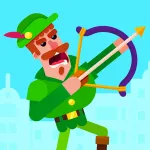 Скачать Bowmasters Мод (Много денег) на Андроид