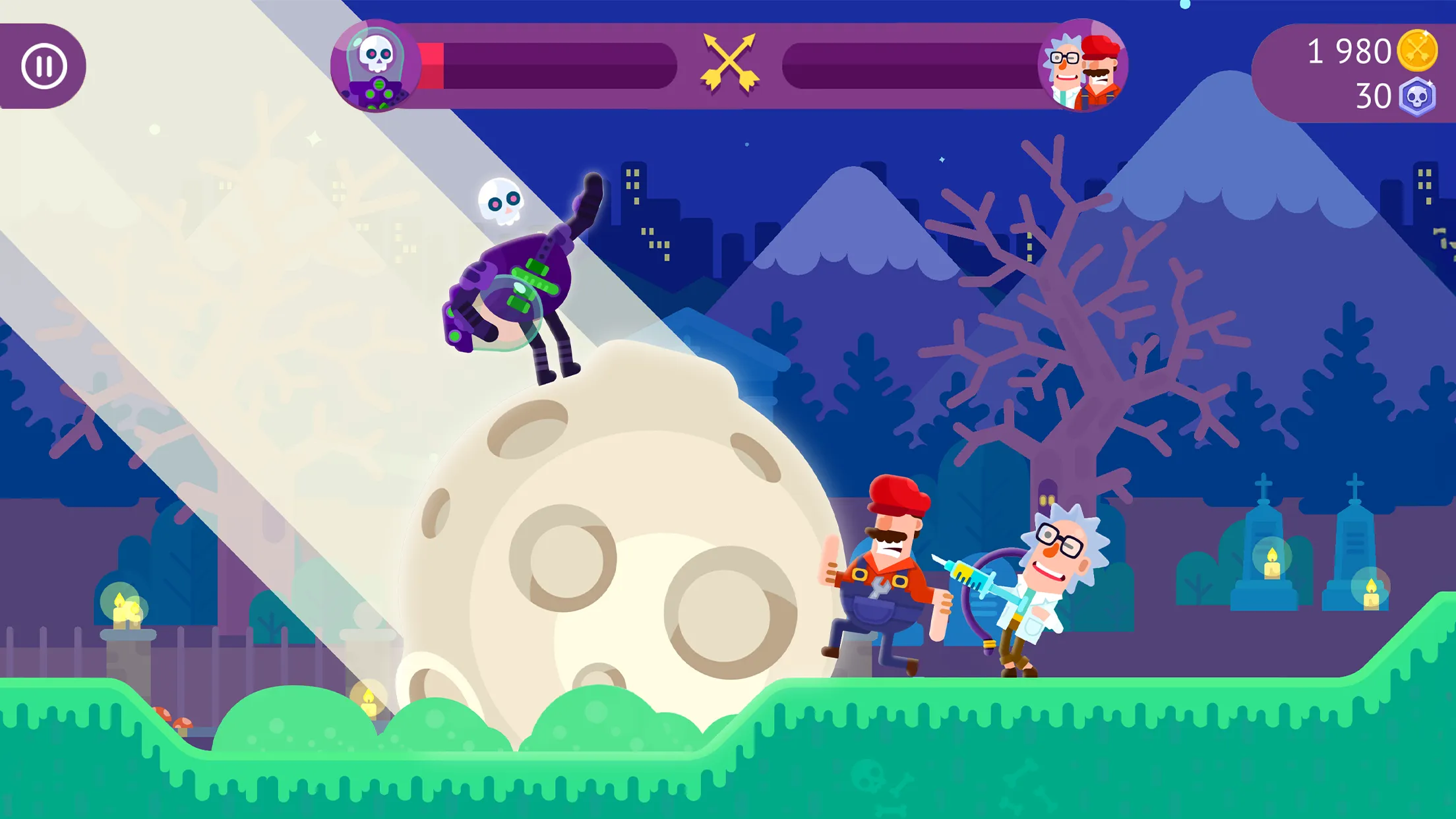 Bowmasters v11.2.0 APK Мод (Много денег) Screenshot 3