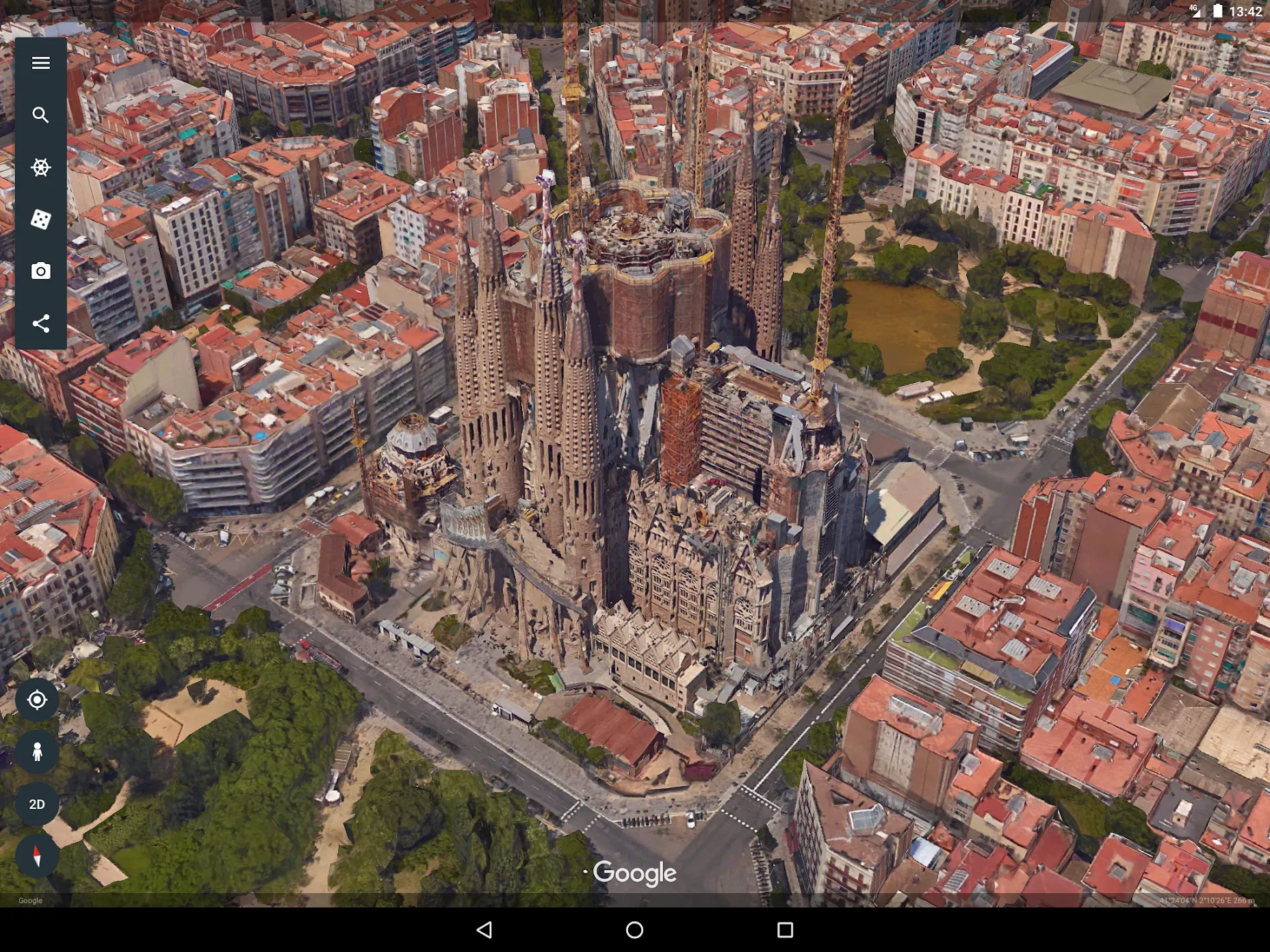 Google Планета Земля Screenshot 3