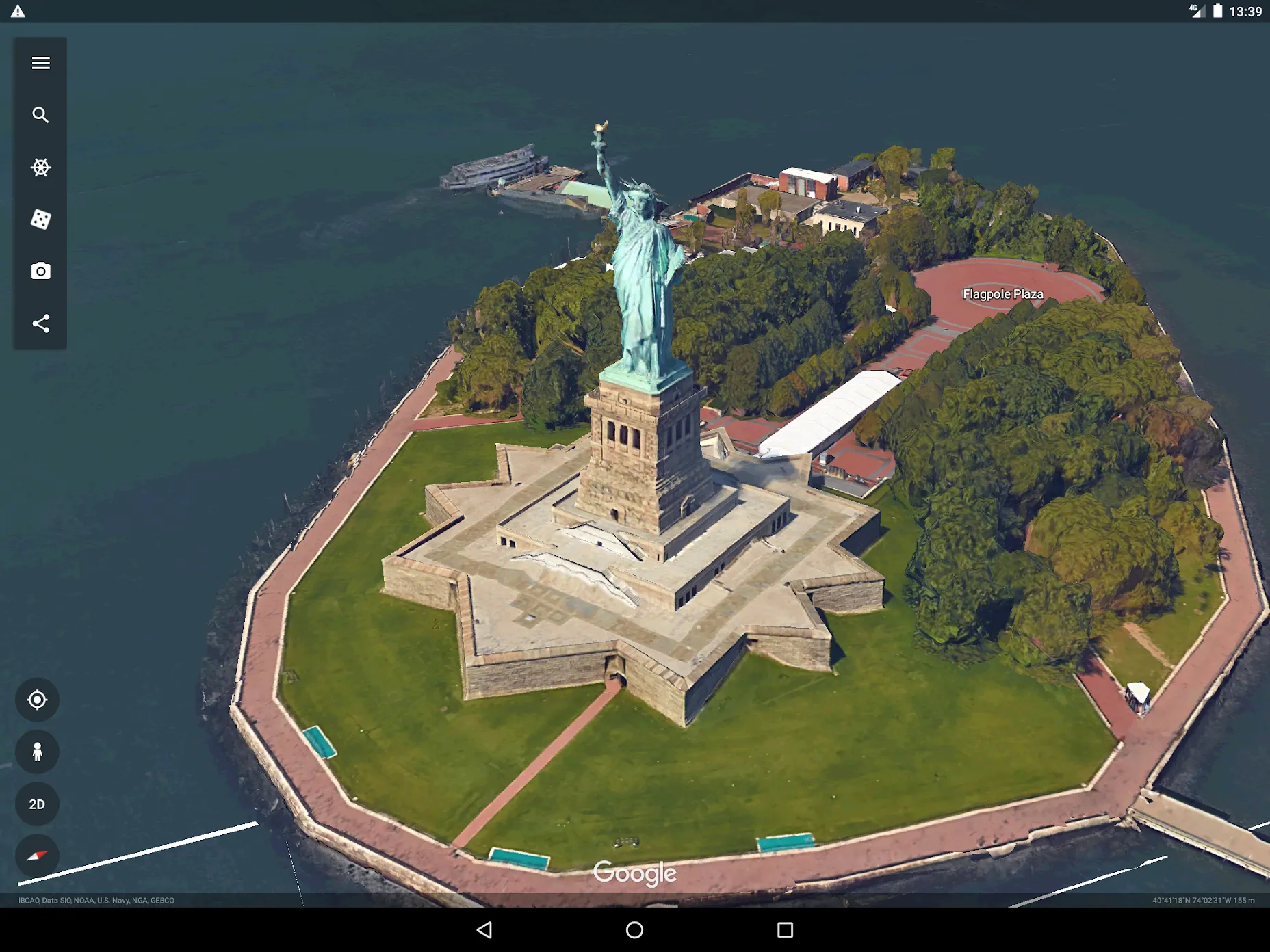 Google Планета Земля Screenshot 4