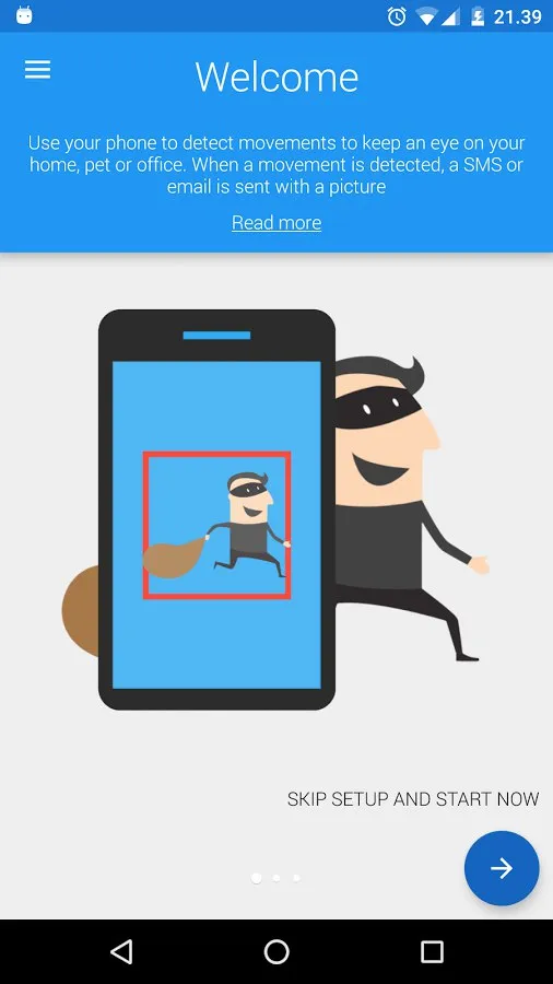 Motion Detector Pro Screenshot 1