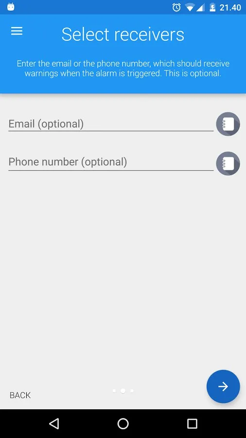 Motion Detector Pro Screenshot 2