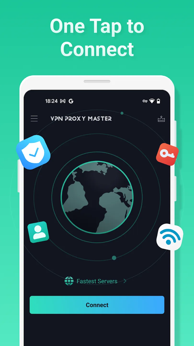 VPN Proxy Master v2.7.2.3 APK Мод (Всё открыто, VIP) Screenshot 1