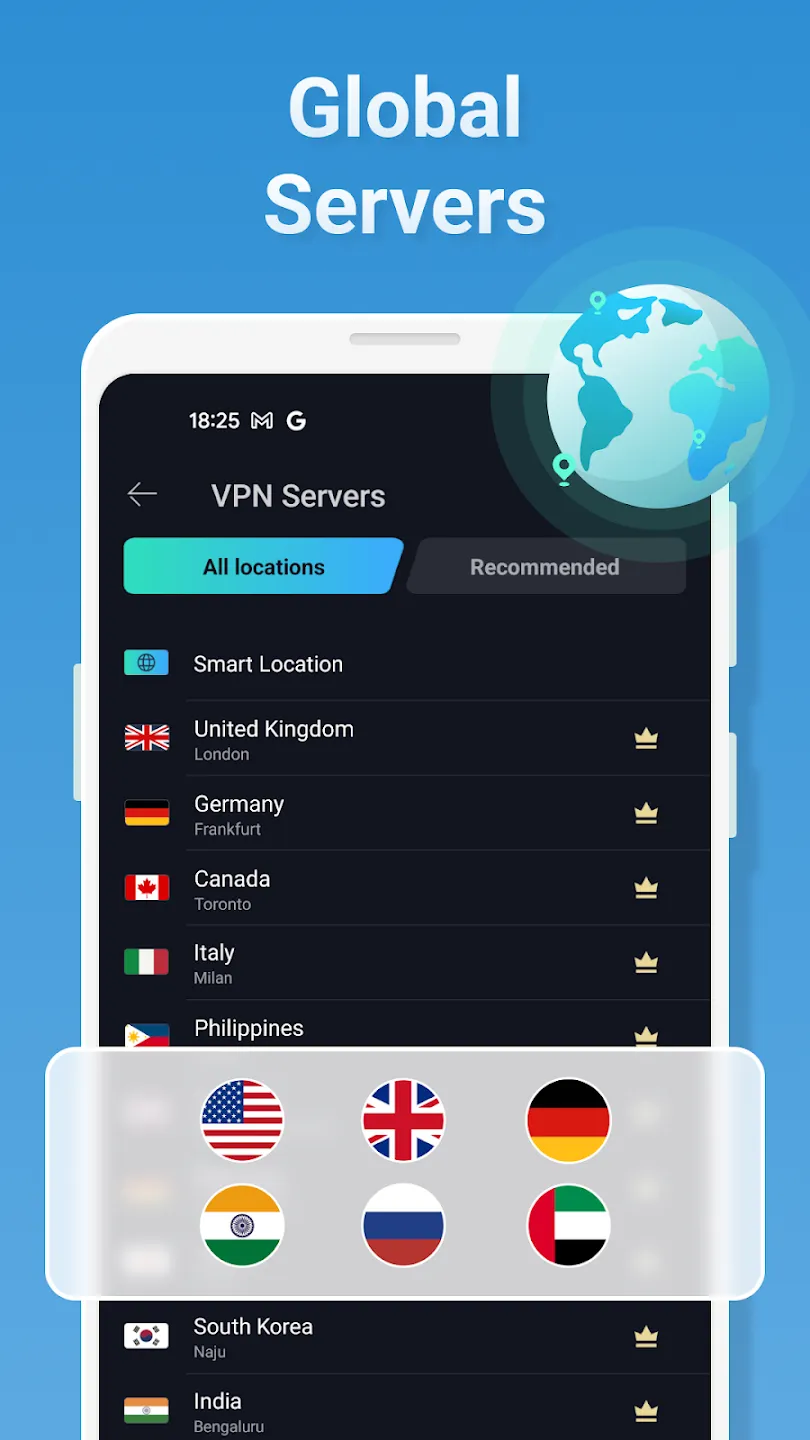 VPN Proxy Master v2.7.2.3 APK Мод (Всё открыто, VIP) Screenshot 2