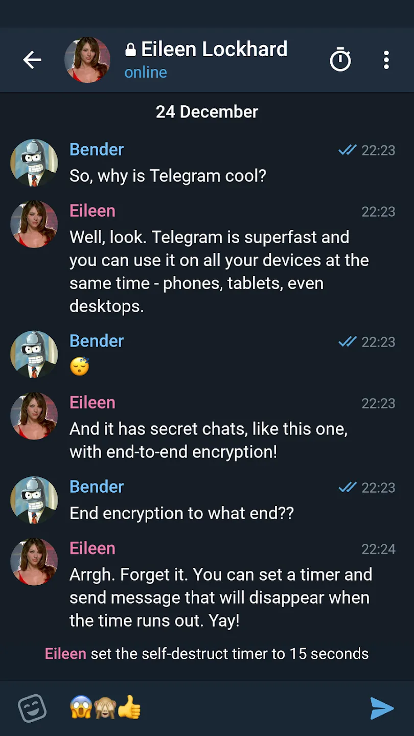Telegram X v0.28.3.1785 APK Мод (Всё открыто, Premium) Screenshot 3 Telegram X v0.28.3.1785 APK Мод (Всё открыто, Premium) Screenshot 3