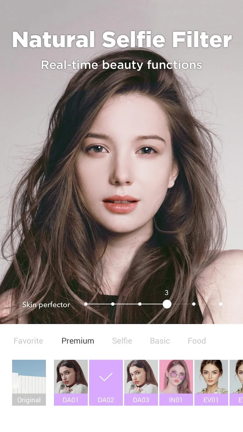 Candy Camera – селфи, камера красоты, фоторедактор [мод: без рекламы] Screenshot 1
