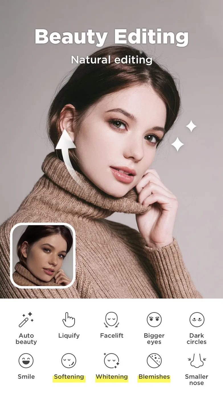 Candy Camera – селфи, камера красоты, фоторедактор [мод: без рекламы] Screenshot 2
