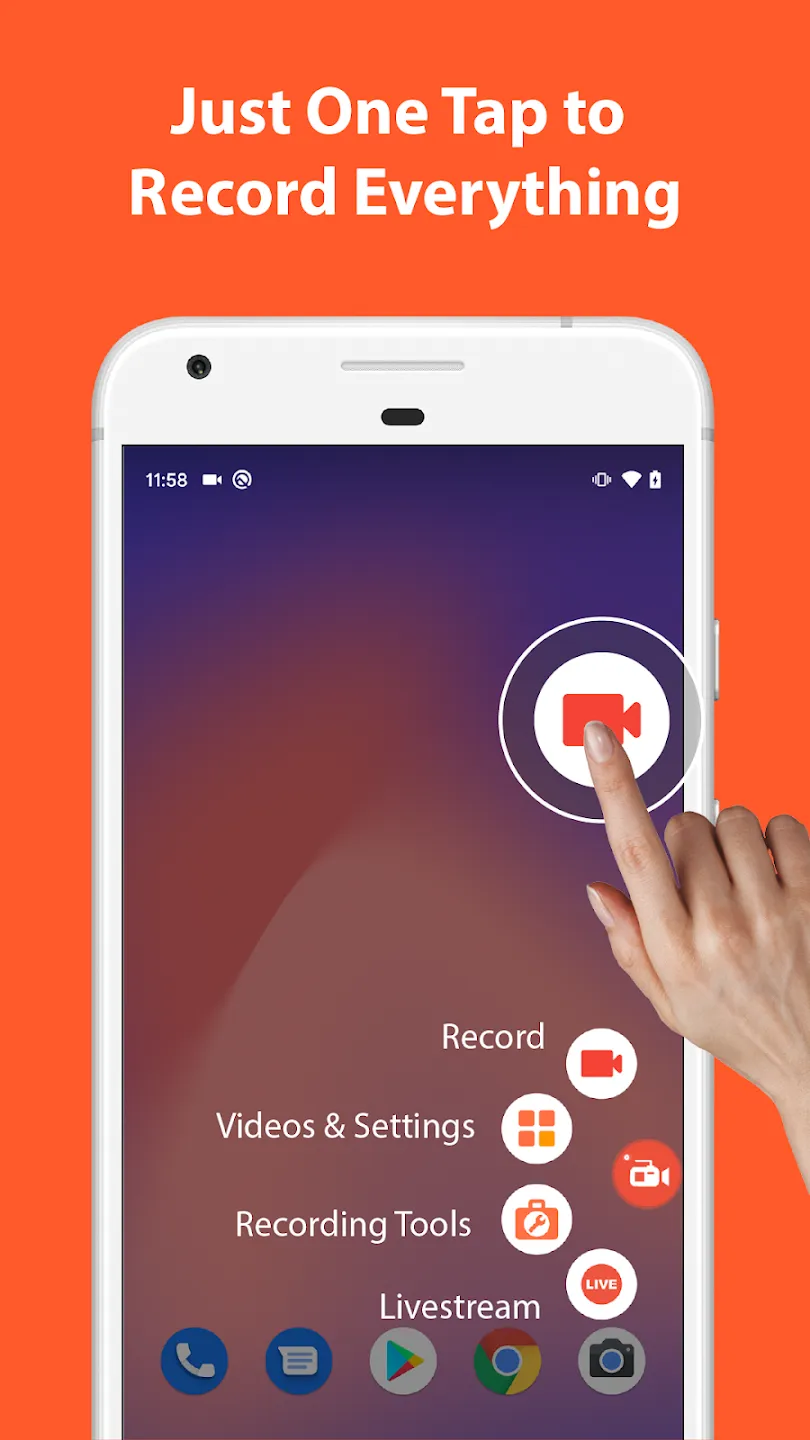 AZ Screen Recorder vAZ Screen Recorder APK Мод (Всё открыто, Premium) Screenshot 1