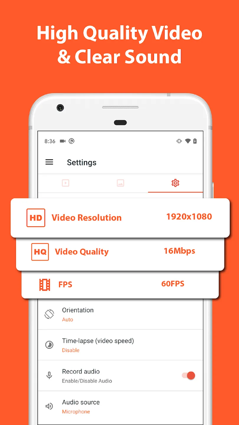 AZ Screen Recorder vAZ Screen Recorder APK Мод (Всё открыто, Premium) Screenshot 3