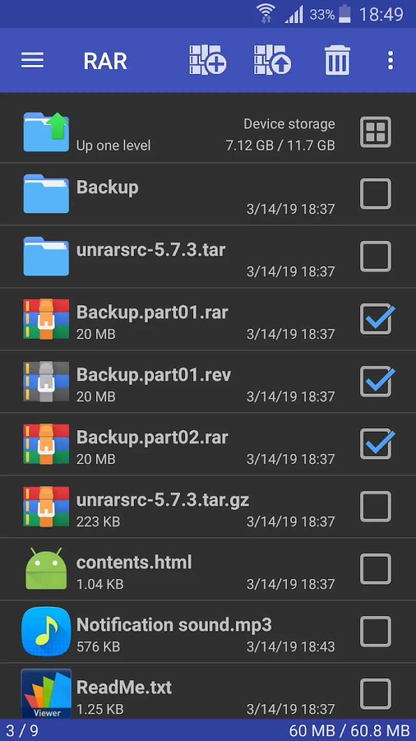 RAR Premium v7.20.build131 APK Мод (Всё открыто) Screenshot 1 RAR Premium v7.20.build131 APK Мод (Всё открыто) Screenshot 1