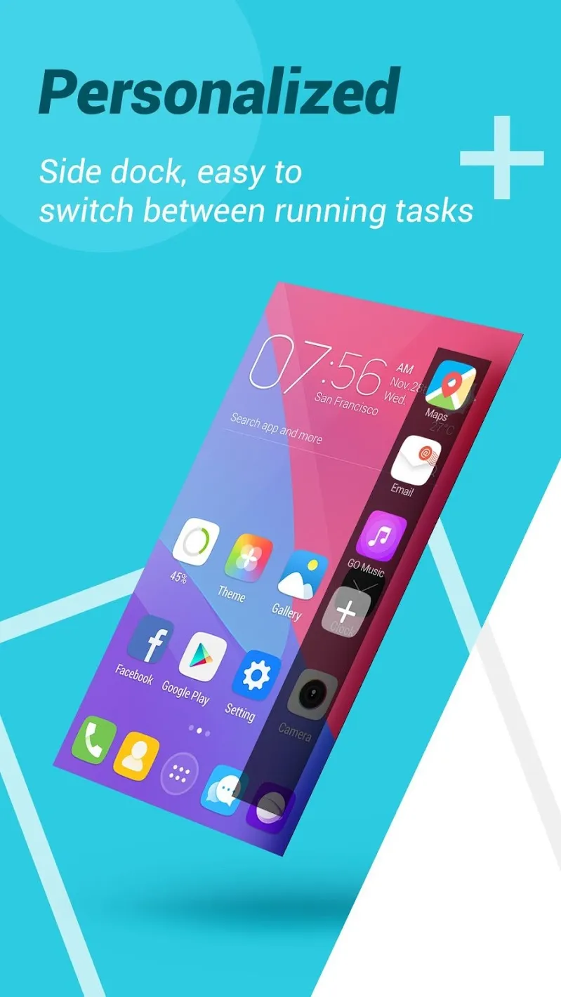GO Launcher Prime (Remove Ads) FULL VIP [мод: всё открыто] Screenshot 2